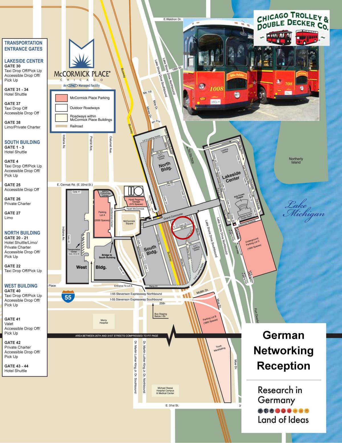 Chicago trolley tour mapa
