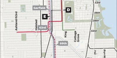 Redline Chicago mapa
