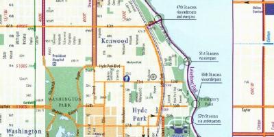 Chicago carril bici mapa