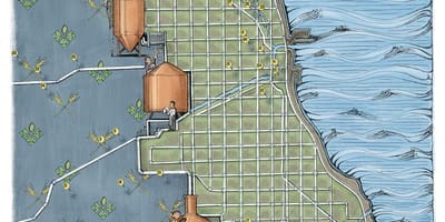 Chicago cerveza mapa