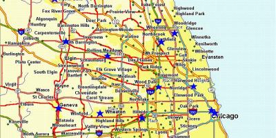 Mapa de la ciudad de Chicago