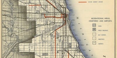 Mapa del metro de Chicago