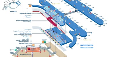 Mapa de O'Hare terminal 1