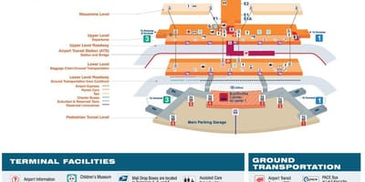 Mapa de O'Hare terminal 2