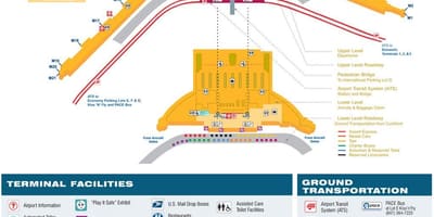 Mapa de O'Hare terminal 5